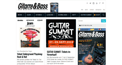 Desktop Screenshot of gitarrebass.de